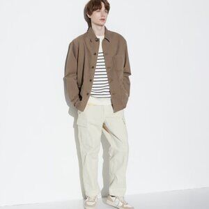 Uniqlo Utility Jacket - Men's, Medium, Brown
